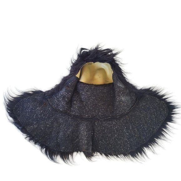 Vintage Cat Head Dress Halloween Costume KISS CAT WOMAN Rubber Inside Cap - Picture 6 of 11